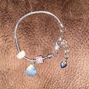 Stainless steel chain with pendants hand made